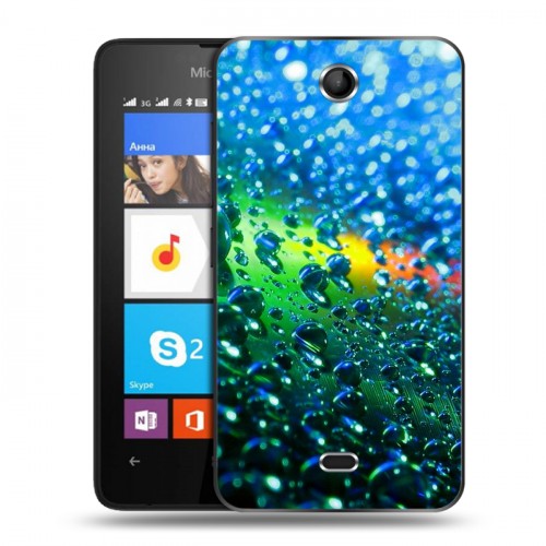 Дизайнерский силиконовый чехол для Microsoft Lumia 430 Dual SIM Абстракции Капли