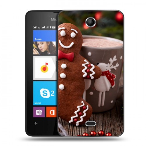 Дизайнерский силиконовый чехол для Microsoft Lumia 430 Dual SIM Christmas 2020