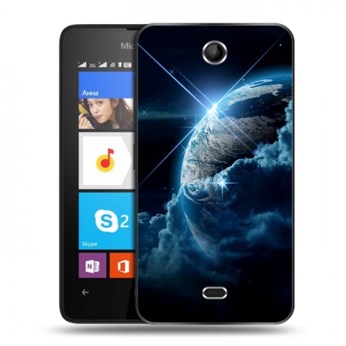 Дизайнерский силиконовый чехол для Microsoft Lumia 430 Dual SIM Планеты
