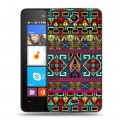 Дизайнерский силиконовый чехол для Microsoft Lumia 430 Dual SIM Тибетские искусства