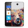 Дизайнерский силиконовый чехол для Microsoft Lumia 430 Dual SIM Медведи