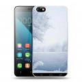 Дизайнерский пластиковый чехол для Huawei Honor 4X Зима