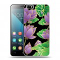 Дизайнерский пластиковый чехол для Huawei Honor 4X Люксовые цветы