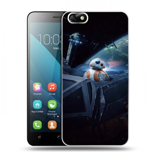 Дизайнерский пластиковый чехол для Huawei Honor 4X Star Wars : The Last Jedi