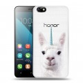 Дизайнерский пластиковый чехол для Huawei Honor 4X Мятные звери
