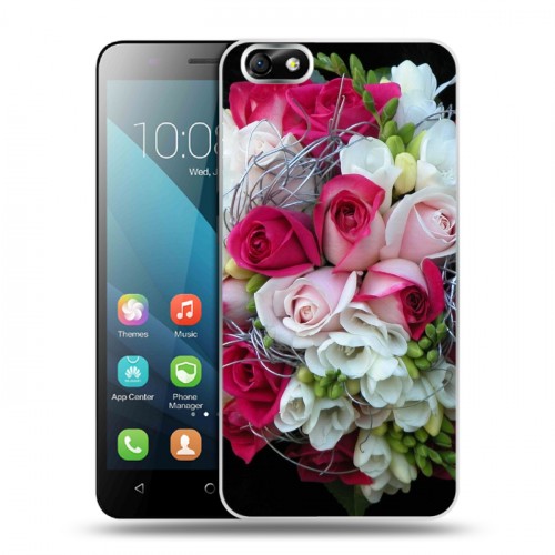 Дизайнерский пластиковый чехол для Huawei Honor 4X Розы