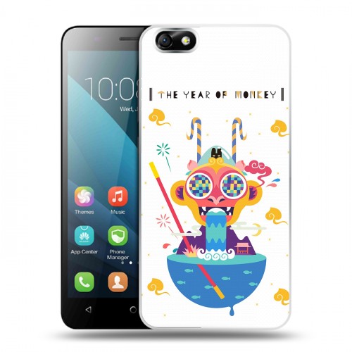 Дизайнерский пластиковый чехол для Huawei Honor 4X Китайский Новый Год