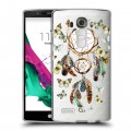 Полупрозрачный дизайнерский пластиковый чехол для LG G4 Прозрачные обереги 3