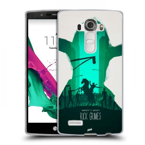 Дизайнерский пластиковый чехол для LG G4 Ходячие Мертвецы