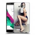 Дизайнерский силиконовый чехол для LG G4 Ирина Шейк