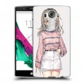 Дизайнерский силиконовый чехол для LG G4 Аниме