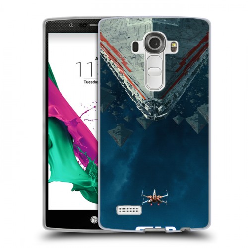 Дизайнерский силиконовый чехол для LG G4 Звездные войны