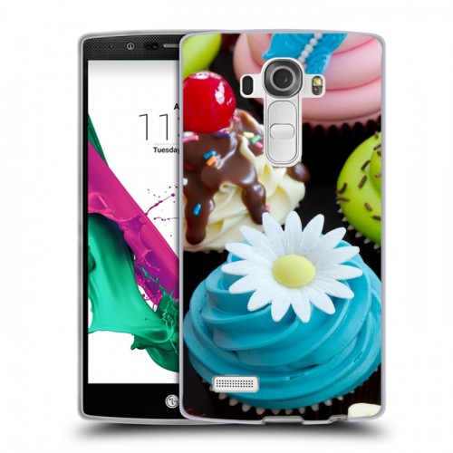 Дизайнерский силиконовый чехол для LG G4 Кексы