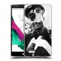Дизайнерский силиконовый чехол для LG G4 Юрий Гагарин