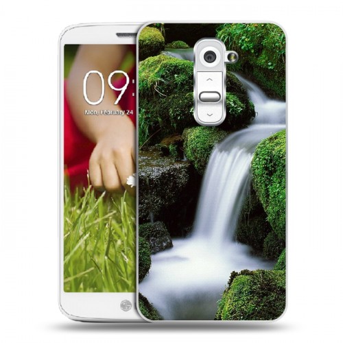 Дизайнерский пластиковый чехол для LG Optimus G2 mini Водопады