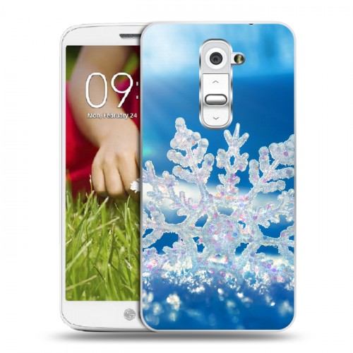 Дизайнерский пластиковый чехол для LG Optimus G2 mini Зима