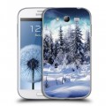 Дизайнерский пластиковый чехол для Samsung Galaxy Grand Зима