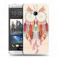 Дизайнерский пластиковый чехол для HTC One (M7) Dual SIM Совиные ловцы снов