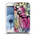 Дизайнерский пластиковый чехол для Samsung Galaxy Grand Цветочные текстуры
