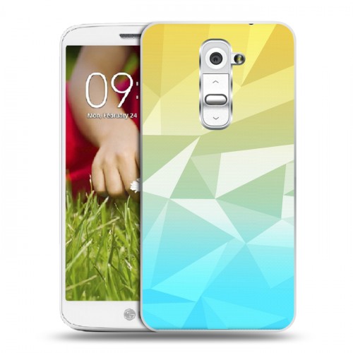 Дизайнерский пластиковый чехол для LG Optimus G2 mini Геометрическая притягательность