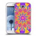Дизайнерский пластиковый чехол для Samsung Galaxy Grand Кислотные мандалы