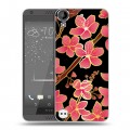 Дизайнерский пластиковый чехол для HTC Desire 530 Люксовые цветы