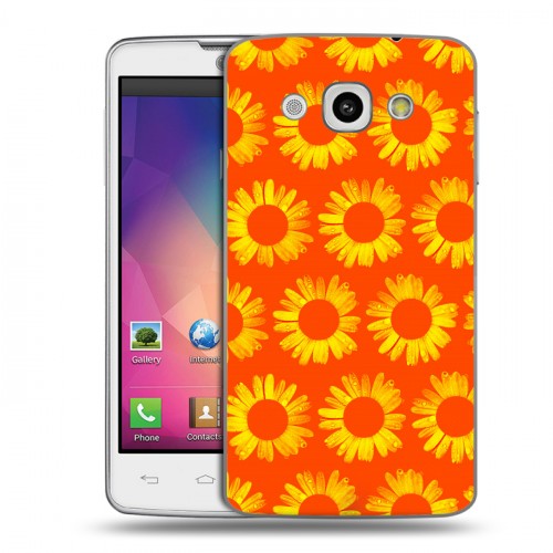 Дизайнерский пластиковый чехол для LG L60 Монохромные цветы