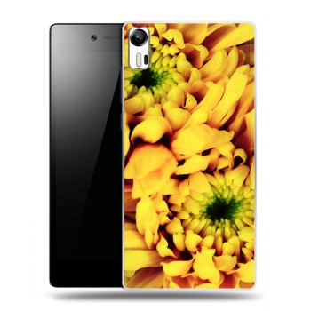 Дизайнерский силиконовый чехол для Lenovo Vibe Shot Монохромные цветы (на заказ)