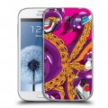 Дизайнерский пластиковый чехол для Samsung Galaxy Grand Яркие щупальца