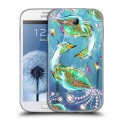 Дизайнерский пластиковый чехол для Samsung Galaxy Grand Блистающий павлин