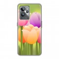 Дизайнерский силиконовый с усиленными углами чехол для Realme GT2 Pro Романтик цветы