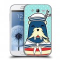 Дизайнерский пластиковый чехол для Samsung Galaxy Grand Животные морячки