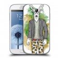 Дизайнерский пластиковый чехол для Samsung Galaxy Grand Животные стиляги