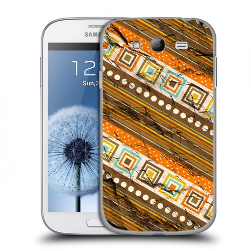 Дизайнерский пластиковый чехол для Samsung Galaxy Grand Ретро текстуры