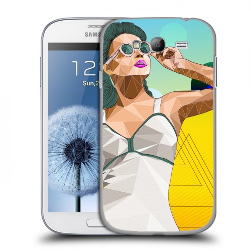Дизайнерский пластиковый чехол для Samsung Galaxy Grand Винтажные портреты