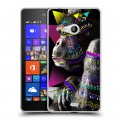 Дизайнерский пластиковый чехол для Microsoft Lumia 540 Животный стиль