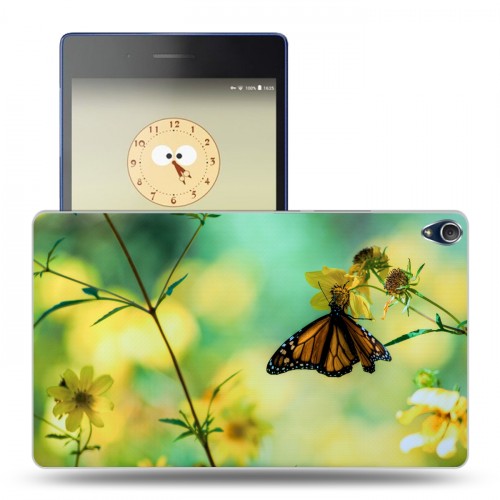 Дизайнерский силиконовый чехол для Lenovo Tab 3 8 Plus Бабочки