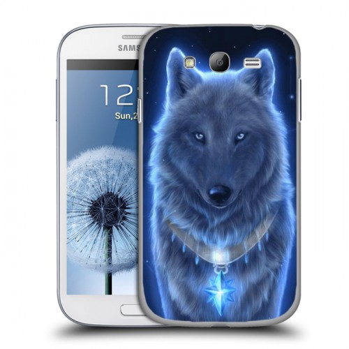 Дизайнерский пластиковый чехол для Samsung Galaxy Grand Волки