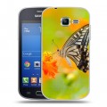 Дизайнерский пластиковый чехол для Samsung Galaxy Trend Lite Бабочки
