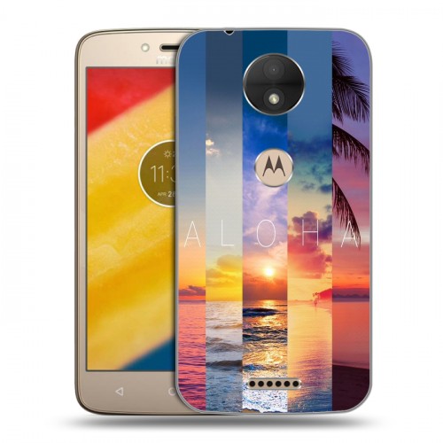 Дизайнерский пластиковый чехол для Motorola Moto C Креатив дизайн