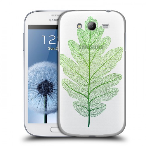 Полупрозрачный дизайнерский пластиковый чехол для Samsung Galaxy Grand