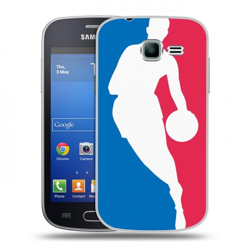 Дизайнерский пластиковый чехол для Samsung Galaxy Trend Lite НБА