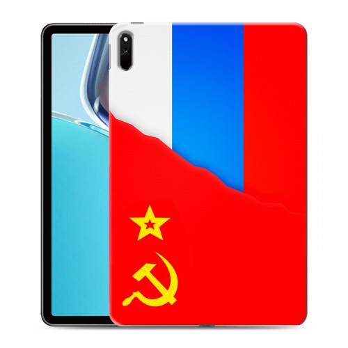 Дизайнерский силиконовый чехол для Huawei MatePad 11 (2021) Флаг СССР 