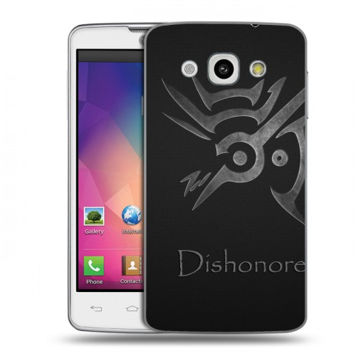 Дизайнерский пластиковый чехол для LG L60 Dishonored 2