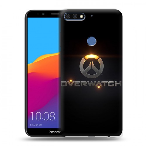 Дизайнерский пластиковый чехол для Huawei Honor 7C Pro Overwatch