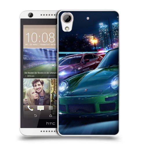 Дизайнерский силиконовый чехол для HTC Desire 626 Need For Speed