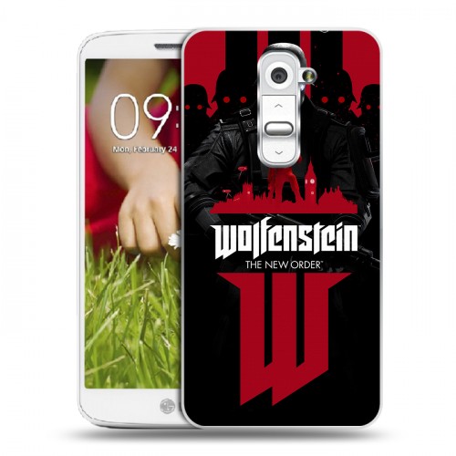 Дизайнерский пластиковый чехол для LG Optimus G2 mini Wolfenstein