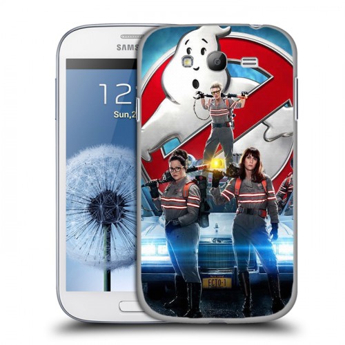 Дизайнерский пластиковый чехол для Samsung Galaxy Grand Охотники за привидениями