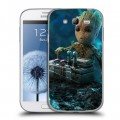 Дизайнерский пластиковый чехол для Samsung Galaxy Grand Стражи Галактики