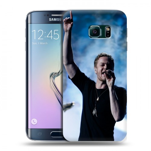 Дизайнерский пластиковый чехол для Samsung Galaxy S6 Edge Imagine Dragons